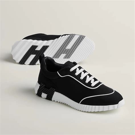 hermes bouncing sneaker black and white|Hermes bouncing sneaker review.